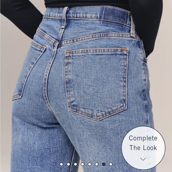 Curve Love Mid Rise Baggy Jean - Picture 7 of 9